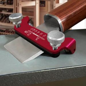 Fixed Angle Knife Sharpener - Aluminum Honing Guide Chisel Sharpening Holder Guide for Woodworking Chisels and Planes with Scale