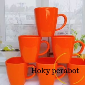 6 PCS GELAS CANGKIR MELAMIN TEBAL CANGKIR KOPI MELAMIN DINER SNI