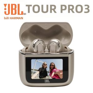 JBL | Tai Nghe Không Dây JBL TOUR PRO3 True Wireless Với Hộp Sạc Thông Minh Và Hỗ Trợ Sạc Không Dây Qi Tích Hợp Khử Tiếng Ồn Chủ Động