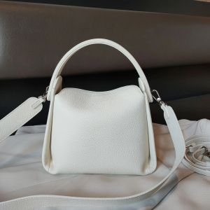 SHUCAI | Genuine Grade Leather Womens Shoulder Crossbody Bag Female Box Design Cowhide Luxury Designer Brand Ladies Handbag High Quality