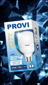 BOHLAM PROVI CITY 18 W PAKET 10 PCS / BOLA LAMPU GARANSI PROVI / PROVI CITY 18W