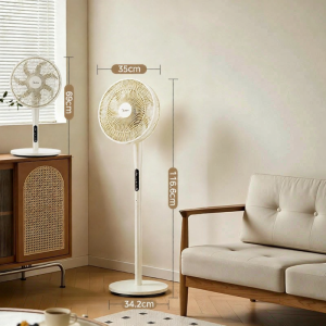 Midea | Easy-Install Quiet Adjustable Smart Pedestal Fan