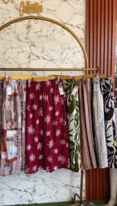 Celana Kulot Rayon Motif / Celana Wanita Motif Premium