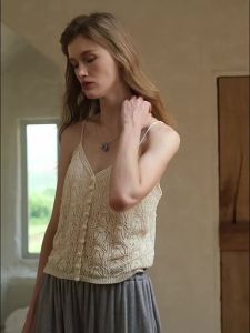 Lace Hollow Adjustable Padding Camisole Home Wear