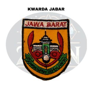 LOGO PRAMUKA  KWARDA JAWA BARAT/KWARDA BANTEN/KWARDA DKI JAKARTA FULL BORDIR