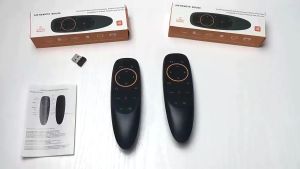 G10 Smart Voice Remote Control for Android TV PC 2.4G RF Gyroscope Wireless Air Mouse IR Learn 2.4G Voice Remote Wireless Smart Voice Control and 6 Axis Gyro Controller G10 Air Mouse for Android TV Box/PC/Smart TV Etc