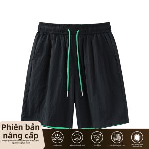 NANSSE | Quần Short Nam Công Sở Nhanh Khô có Túi Màu Đốm