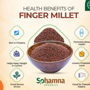 Ragi Flour 1 KG | Stone Ground | Finger Millet | 100% Organic