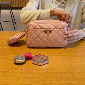 matali 💖พร้อมส่ง💖 กระเป๋าสะพายข้าง เซ็ท 2 ใบ แถมใบเล็ก 4 สี น่ารัก