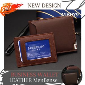 DOMPET LIPAT PENDEK KULIT KARTU  PRIA WANITA PREMIUM  IMPORT GROSIR BRANDED MURAH - MB079