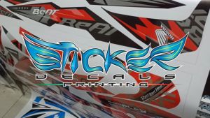 Honda Wave Dash 110R Grunge Stock Decals