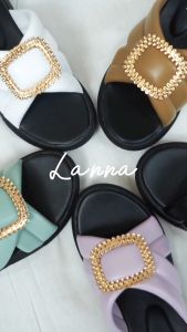 BELLEZA Lanna Sandal Wedges Wanita Slip On Hak Tinggi Jelly Empuk Model Terbaru Kekinian