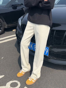 Slim Fit American Style Cargo Pants Men Summer Trendy Thin Cool Straight Leg Casual Pants Breathable Polyester Fiber