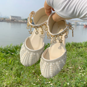 MENGBEIHUAN | Princess Style Elevate Girls Shoe Crystal