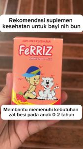 Ferriz Drops 15ml Suplemen Zat Besi Anak dan Bayi untuk Nafsu Makan