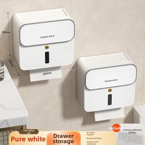 JOYBOS | Wall Mounted Toilet Paper Holder Tissue Storage Rack