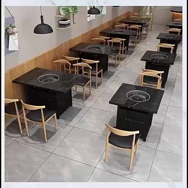 Hot Pot Table Induction Cooker Integrated Commercial Gas Stove Skewers