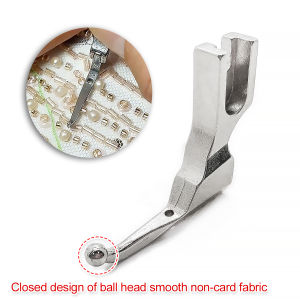 Wedding Dress Fabric Bead Press Foot New Model for Sequin Material Special Press Foot for Beading And Shiny Fabric