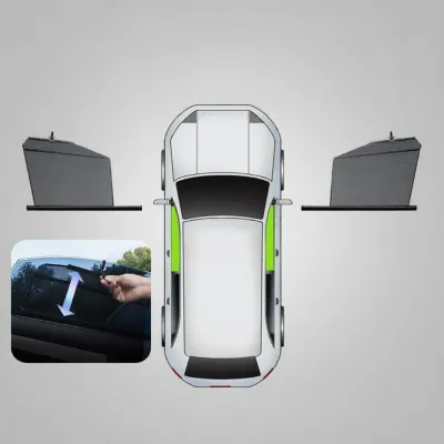 Sunscreen Light-blocking Auto-extension Car Curtain