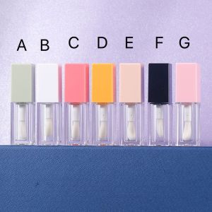Large Brush Head Lip Glaze Tube Thick Rod Lip Color Empty Bottle Square Concealer Transparent Bottle Thumb Brush Head Makeup Tools