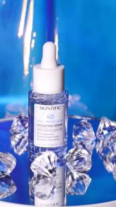 SKINTIFIC 4D Pure Hyalnic Aurocid Hydrating Serum Glowing Mist Serum Hydrating Facial Skin 20ml