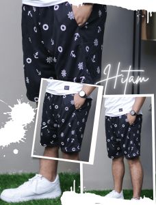 CELANA PENDEK HARIAN DISTRO KOLOR SANTAI PRIA WANITA DEWASA SIZE M SAMPAI 3XL JUMBO SABLON FULLPRINT BAHAN BABY TERRY PREMIUM CLANA SPORT OLAHRAGA