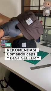 RCKLS. - Polo Cap | Topi Pria Clasic Visor Pendek Comando Army