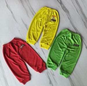 3 pcs celana panjang bayi polos warna rainbow