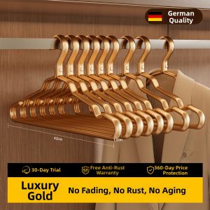 FAJIENUO | Non-slip Scratch-resistant Aluminum Hangers 50 Pieces