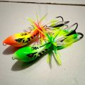 umpan casting gabus dari kayu jump frog geol 5 cm-Rft mancing. 