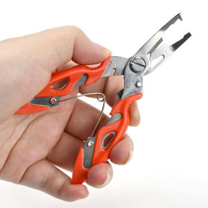 MNFT Multifunction Fishing Plier Scissor Fishing Tackle Tool Cutting Split Ring Opener Braid Line Fish Use Tongs Fish Scissors
