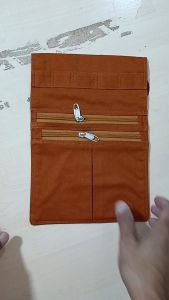 กระเป๋า จิงโจ้ ผ้ายีนส์ 2 ซิป ใช้กับ ปะคต พระ สำหรับ พระ เณร สังฆภัณฑ์ (ร้านบุญพาสุข)