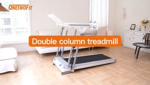 OneTwoFit ลู่วิ่งไฟฟ้า 3.5HP Treadmill ลู่วิ่ง สายพานวิ่ง 650mm ความชันไฟฟ้า18 ระดับ เชื่อมต่อบลูทู ธ+แอพกีฬา สปริงโช๊คอัพใหญ่พิเศษ