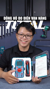 Đồng hồ vạn năng 1000V TOTAL TMT5410003 hiển thị 2000 số đếm TRUR RMS có đèn flash nền bảo hành chính hãng