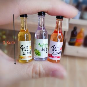 Candy Toy Mini World Doll Supermarket Miniature Model Toy Ob11 Wine Bottle Drink Bottle Foreign Wine Soda