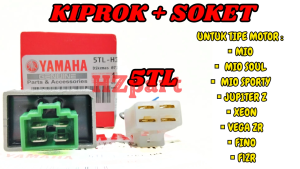 KIPROK+SOKET KODE-5TL YAMAHA MIO SOUL-SPORTY/JUPITER Z/XEON/VEGA ZR-R NEW/FINO/F1ZR ORIGINAL 100% .