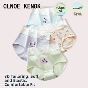 Antibacterial Teen Cotton High Waist Underwear