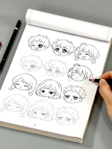 Q Version Cartoon Character Drawing Line Art Beginner Hand Drawing Tracing Book Practice Ancient Style Sketch Base Art And Animation