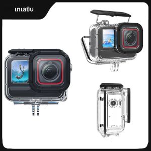 TELESIN 45M กันน้ําสําหรับ Insta 360 Ace pro ดําน้ําใต้น้ําป้องกันกรณีอุปกรณ์เสริมสําหรับกล้อง Action