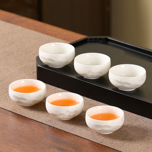 Cốc Trà Sứ Trắng 6 Chiếc Cốc Trà Pha Trà Trang Trí Nhà Khách Cốc Trà Nhỏ Dùng Trong Nhà Bếp Và Tiệc Trà