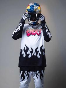 2025sick Fabio Same Style Long-Sleeved Jersey Bicycle Clothing Mens Jacket Mountain Bike Suit off-Road Motorcycle Clothing