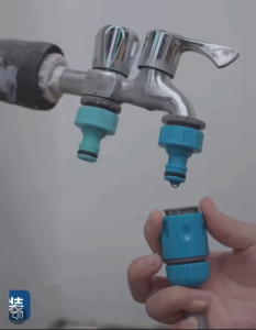 Retractable Garden Hose Reel 53ft 1/2 Inch Hose with 6-Function Spray Gun Wall Mountable Watering System for Effortless Lawn Care