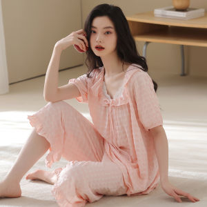 MiiOW | Summer Thin Cotton Pajamas Short Sleeve Pants