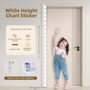Removable Non-marking Transparent Height Measurement Sticker