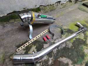 Knalpot JRM Bakaran Supra Revo Kharisma Blade Jupiter Vega Force Smash Shogun Astrea C70