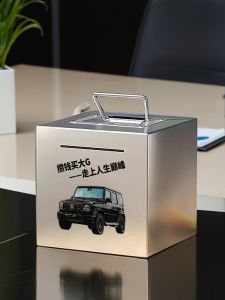 Large Capacity Childrens Boys And Girls Stainless Steel Savings Bank Can Be Stored And Withdrawn Anti-Fall New 2024 Version