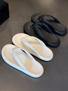 รองเท้าแตะ EVA สำหรับผู้ชายและผู้หญิง รองเท้าแตะชายหาดกันลื่นพื้นหนา กันลื่น รองเท้าแตะแบบสวม สวมใส่สบาย ฤดูร้อน 2025