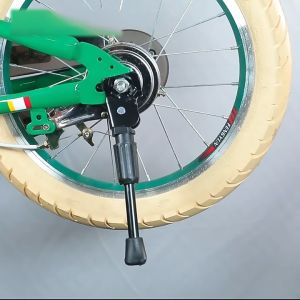 SHPYHT ขาตั้งจักรยานสำหรับเด็กล้อจักรยาน12 14 16 18นิ้วขาตั้งด้านข้างติดจักรยานเหล็กพรีเมี่ยม