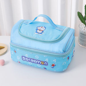 Insulated Lunch Box Bag Handbag Bento Bag Waterproof Oil-resistant Cute Cartoon Design for Office Workers And Students