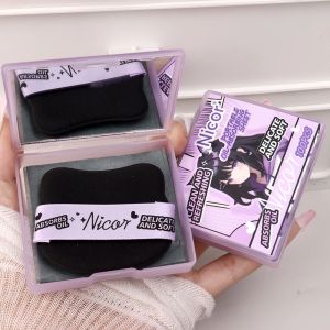 100pcs Bamboo Charcoal Oil Absorbing Paper Tape Mirror Powder Puff Portable Facial Oil Absorbing Paper